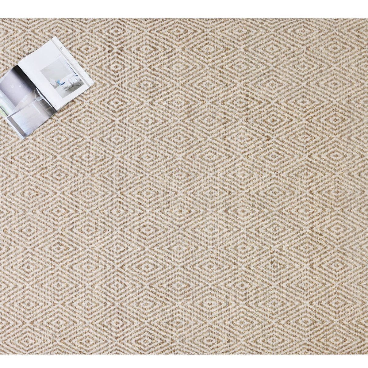DECOGHAR - Alfombra Yute Seagrass Diamante 180x280 cm