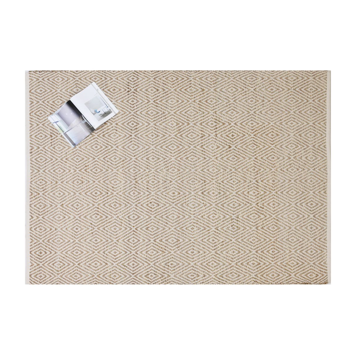 DECOGHAR - Alfombra Yute Seagrass Diamante 180x280 cm