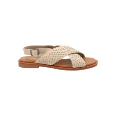 ROCKFORD - Sandalia Cuero Mujer Lima Blanco ROCKFORD.