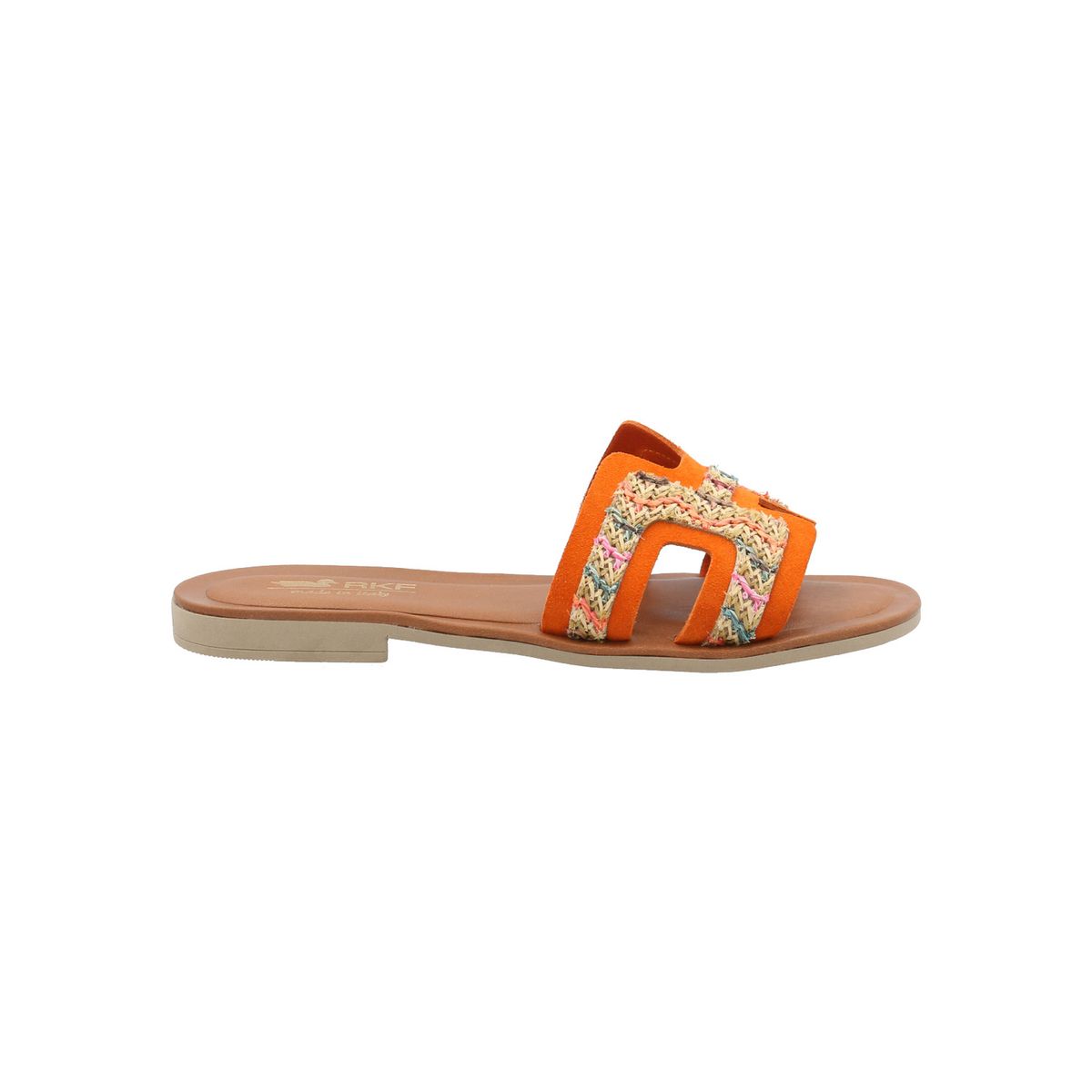 ROCKFORD - Sandalia Cuero Mujer Eleboro Multicolor ROCKFORD