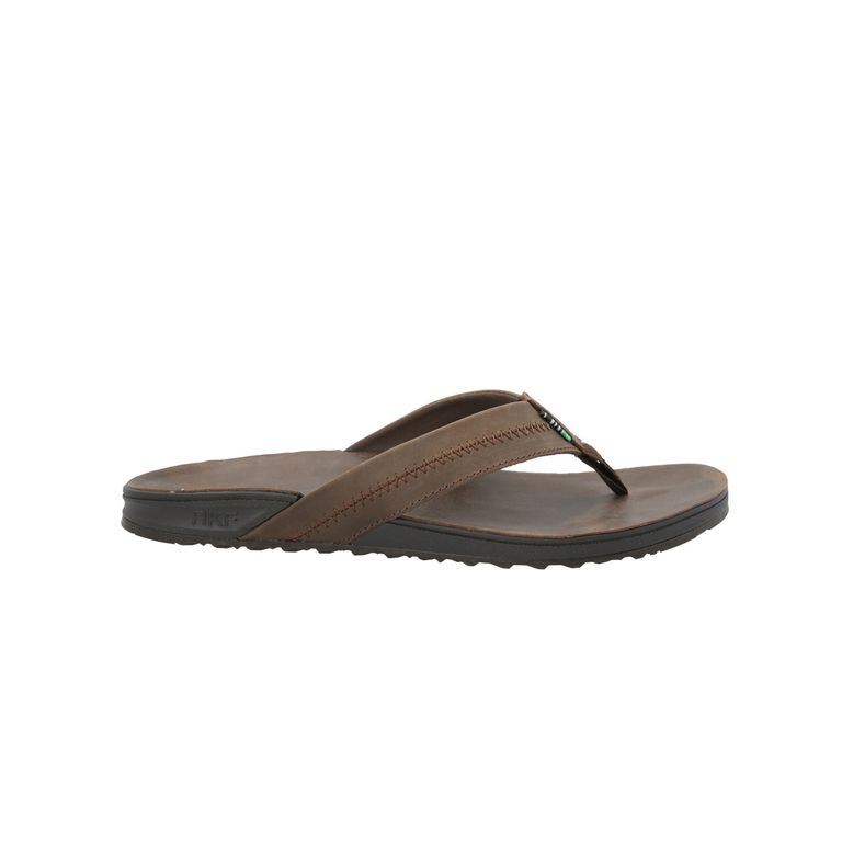 Sandalia Cuero Hombre Playus Verde