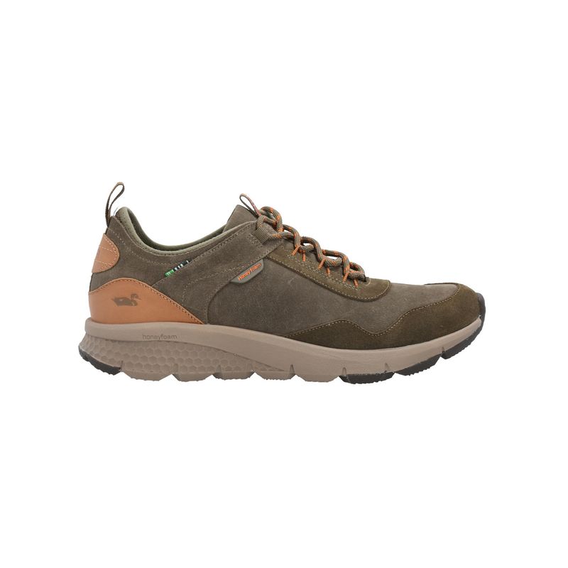 ROCKFORD - Zapatilla Cuero Hombre Shire Oliva ROCKFORD