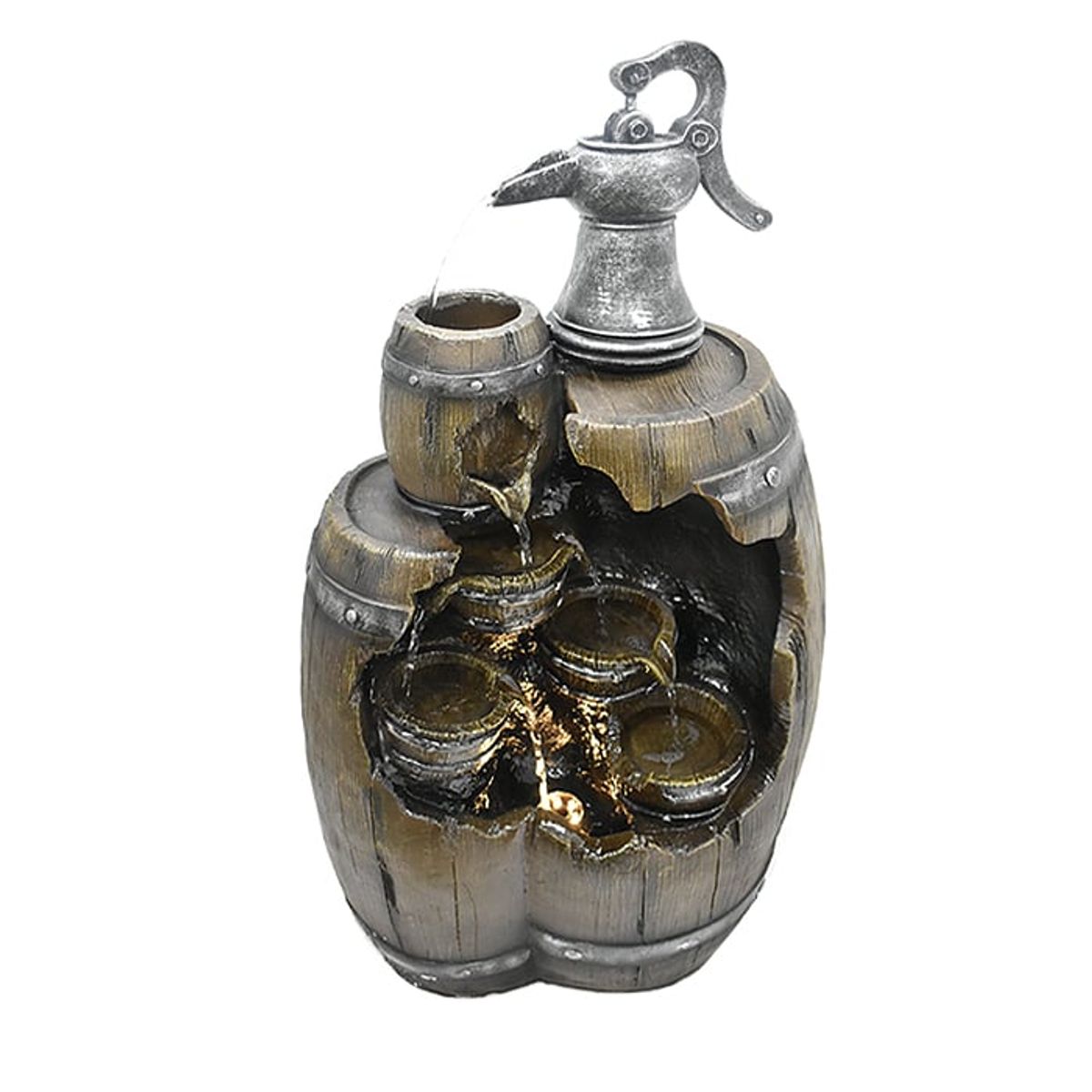 GENERICO - Fuente de Agua Barril Envejecido