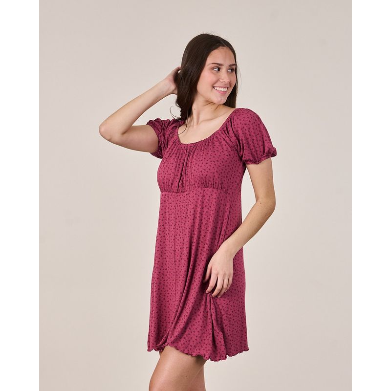 POLEMIC - Vestido de punto Print Flores VS5710 - Polemic Girl