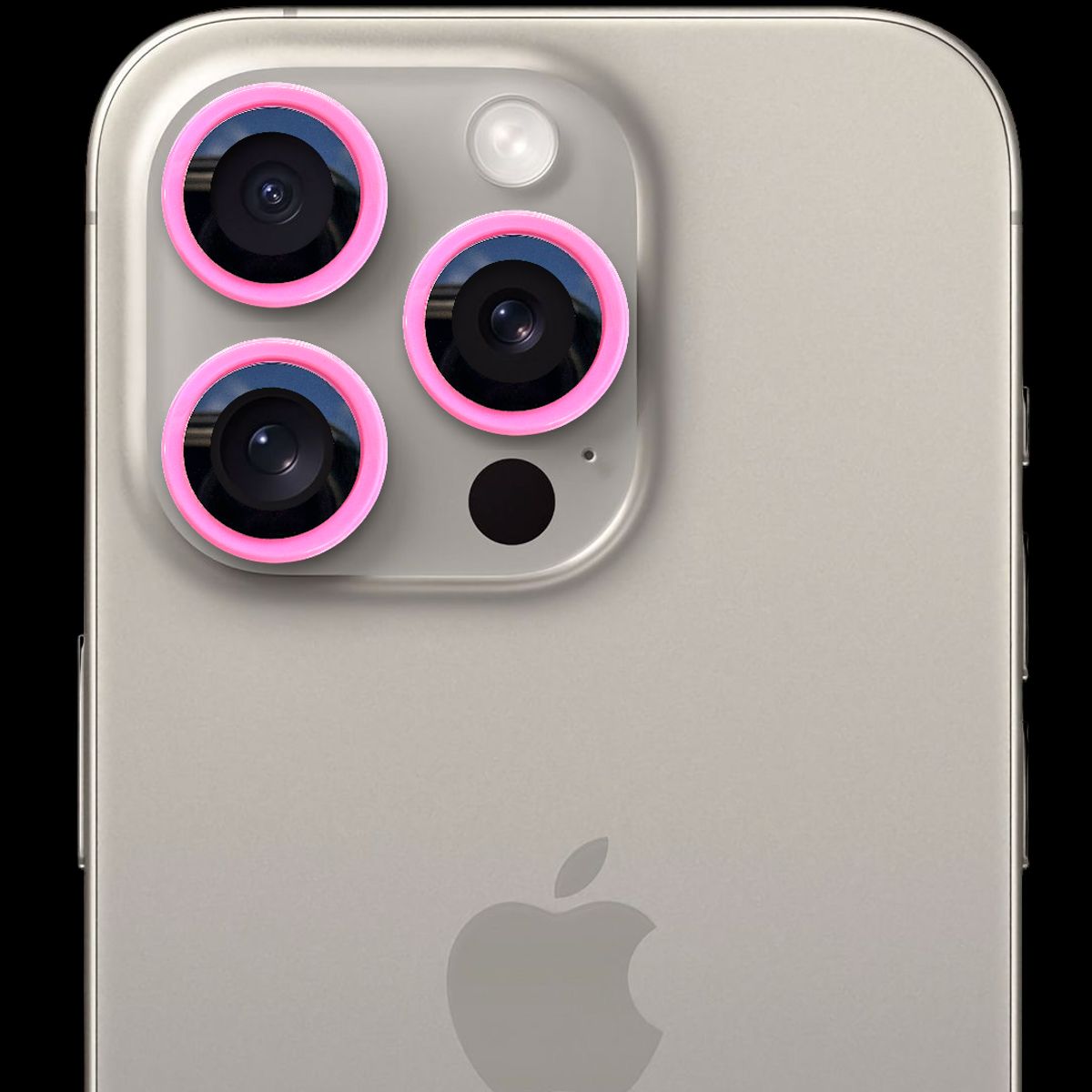 GENERICO - Protectores de cámara modelo Candy para iPhone 13pro-13promax Rosado