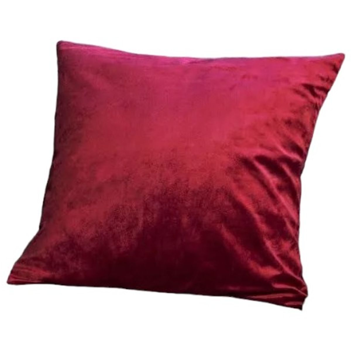 GENERICO - Pack 2 Funda Velvet De Cojín Terciopelo 45x45 Burdeo