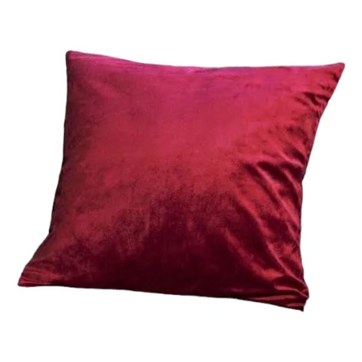 GENERICO - Pack 2 Funda Velvet De Cojín Terciopelo 45x45 Burdeo