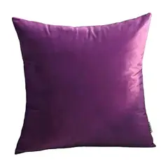 GENERICO - Pack 4 Funda Velvet De Cojín Terciopelo 45x45 Violeta