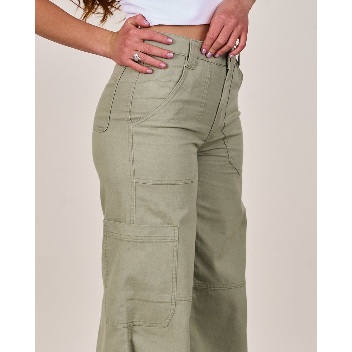 POLEMIC - Pantalon Cargo Wide Leg VS4750 - Polemic Girl