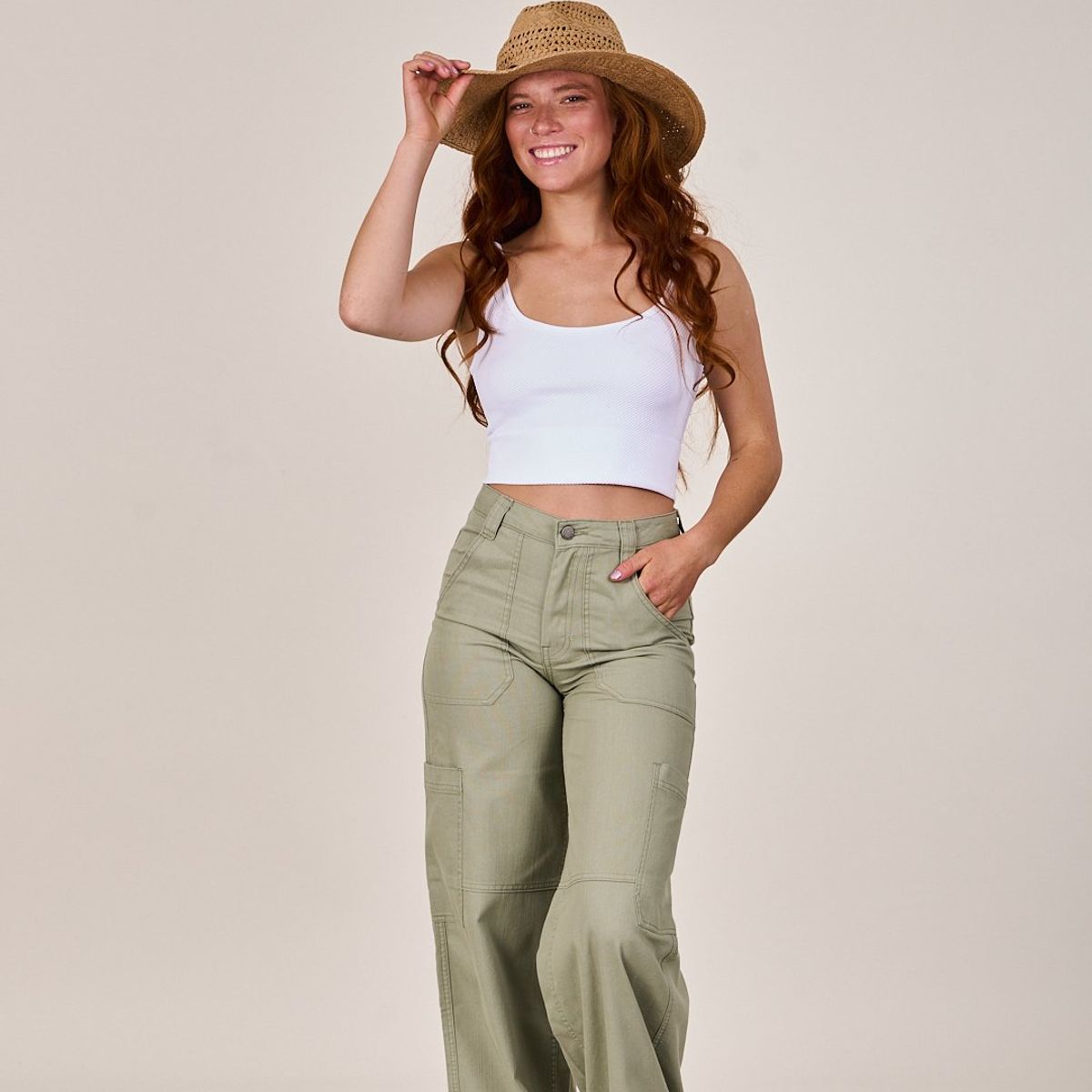 POLEMIC - Pantalon Cargo Wide Leg VS4750 - Polemic Girl