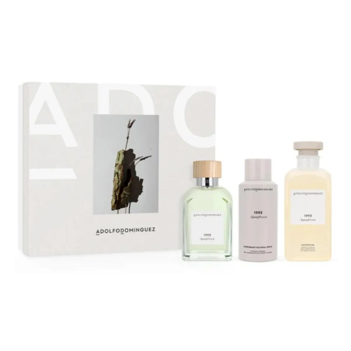 ADOLFO DOMINGUEZ - Adolfo Dominguez 1993 AF EDT 200ml + Gel 400ml + Deo 150ml