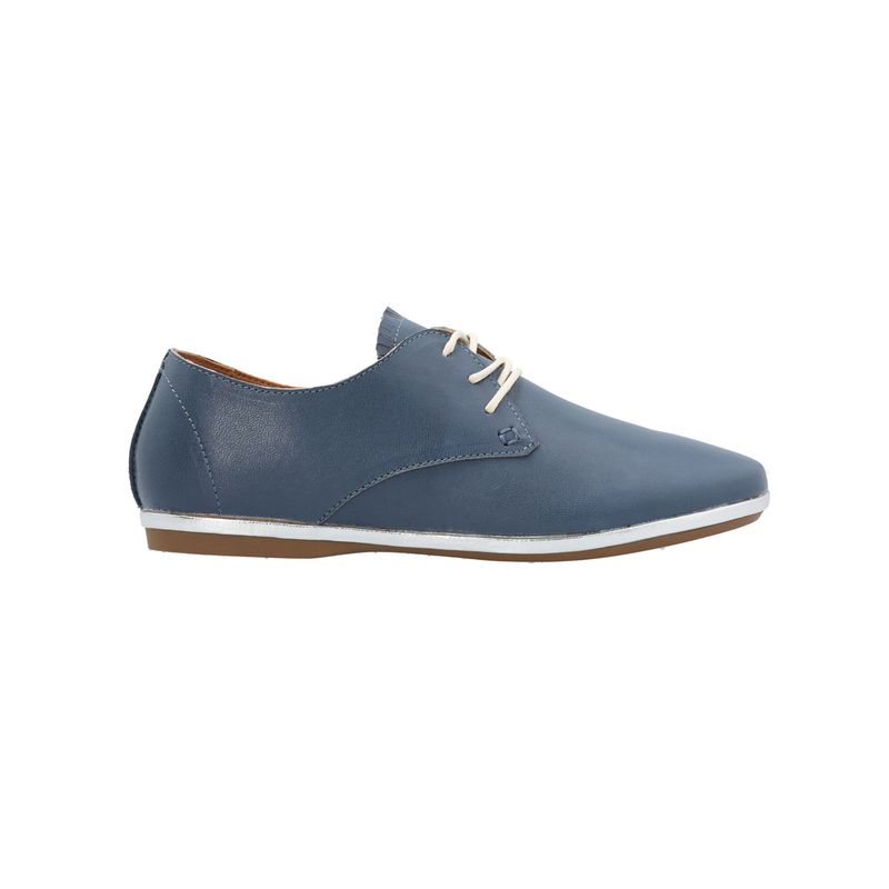 ROCKFORD - Zapato Cuero Mujer Patmos Azul ROCKFORD