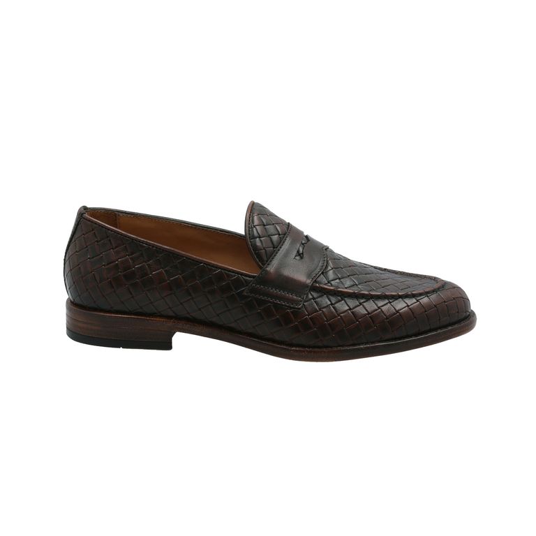Mocasín Cuero Hombre Fanti Café