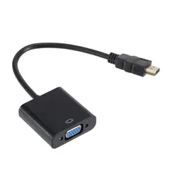 GENERICO - Adaptador Conversor Hdmi A Vga Full Hd 1080