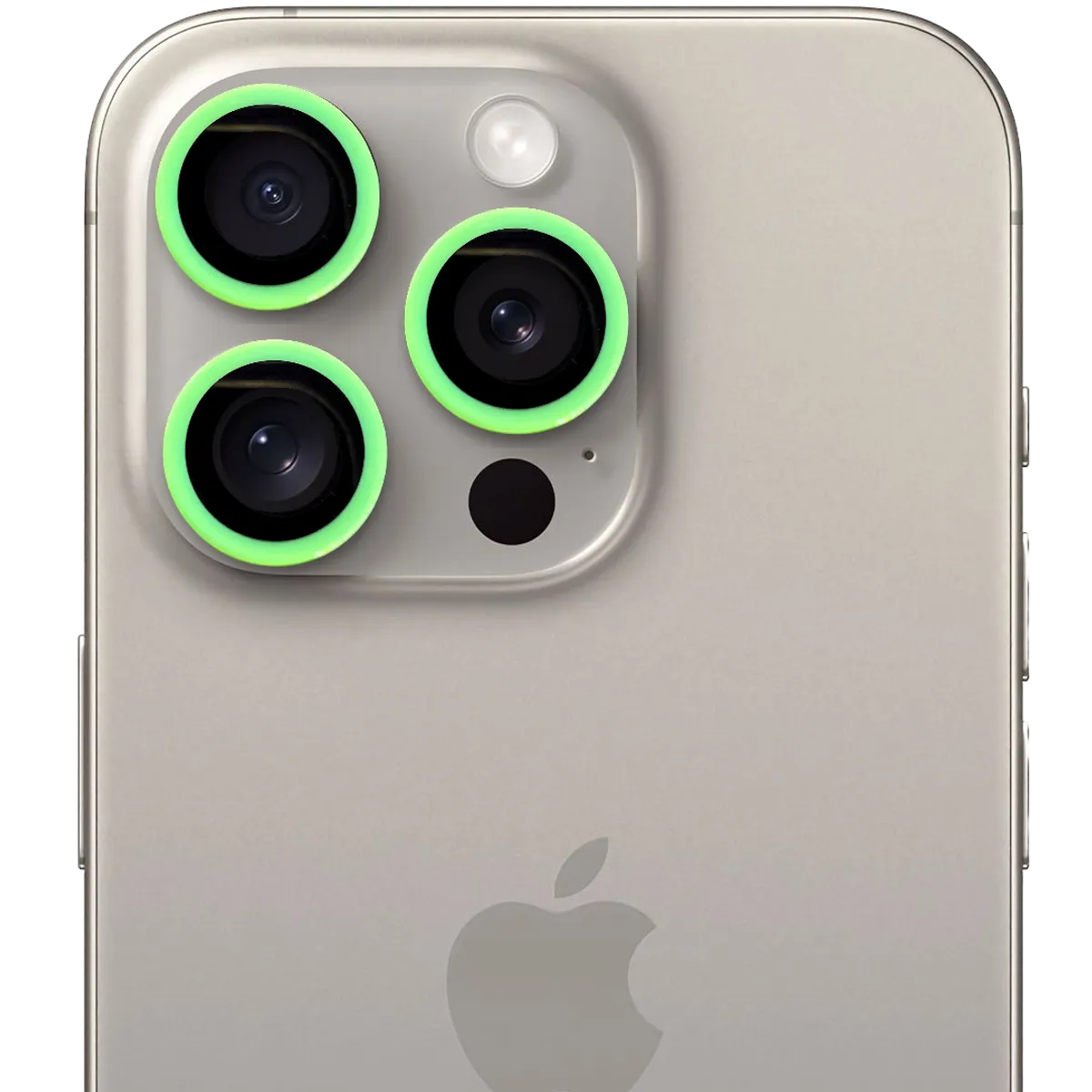 GENERICO - Protector de cámara modelo Candy para iPhone 13pro-13promax Verde