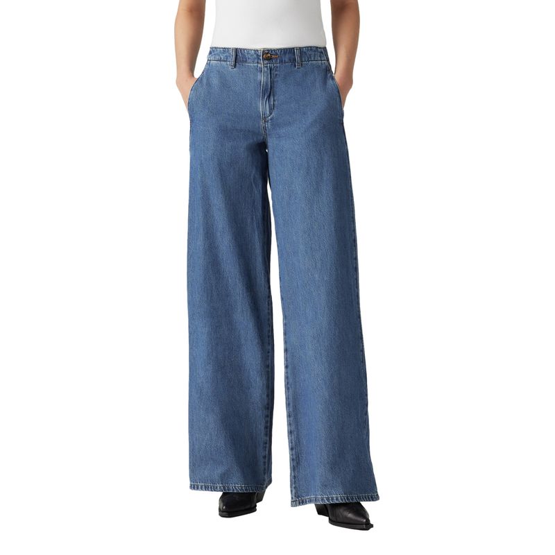 LEVIS - Pantalón Mujer XL Chino Azul Levis