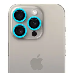 GENERICO - Protector de cámara modelo Candy para iPhone 12-12mini-12pro Azul