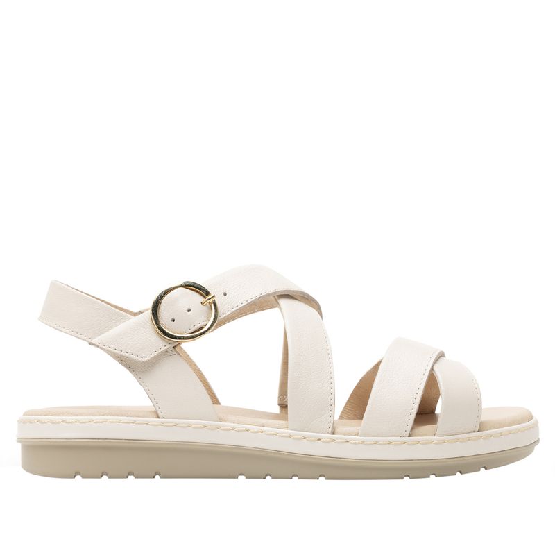 FLEXI - Sandalia Mujer Peonia 100227 Blanco Crema Flexi