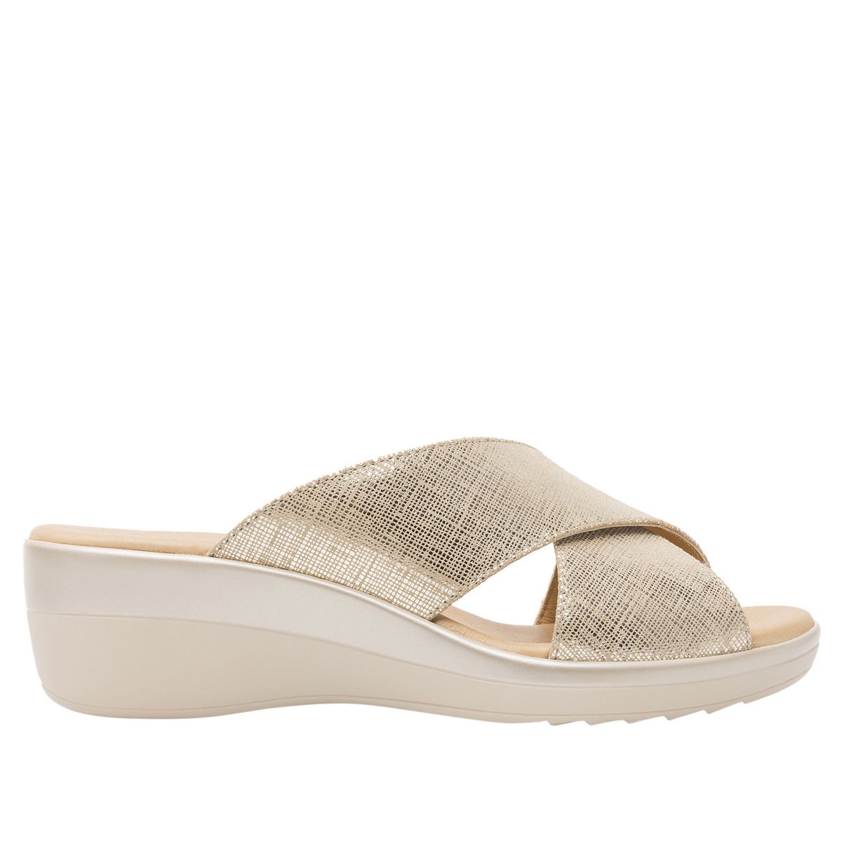 FLEXI - Sandalia Mujer Amapola 116011 Dorada Flexi