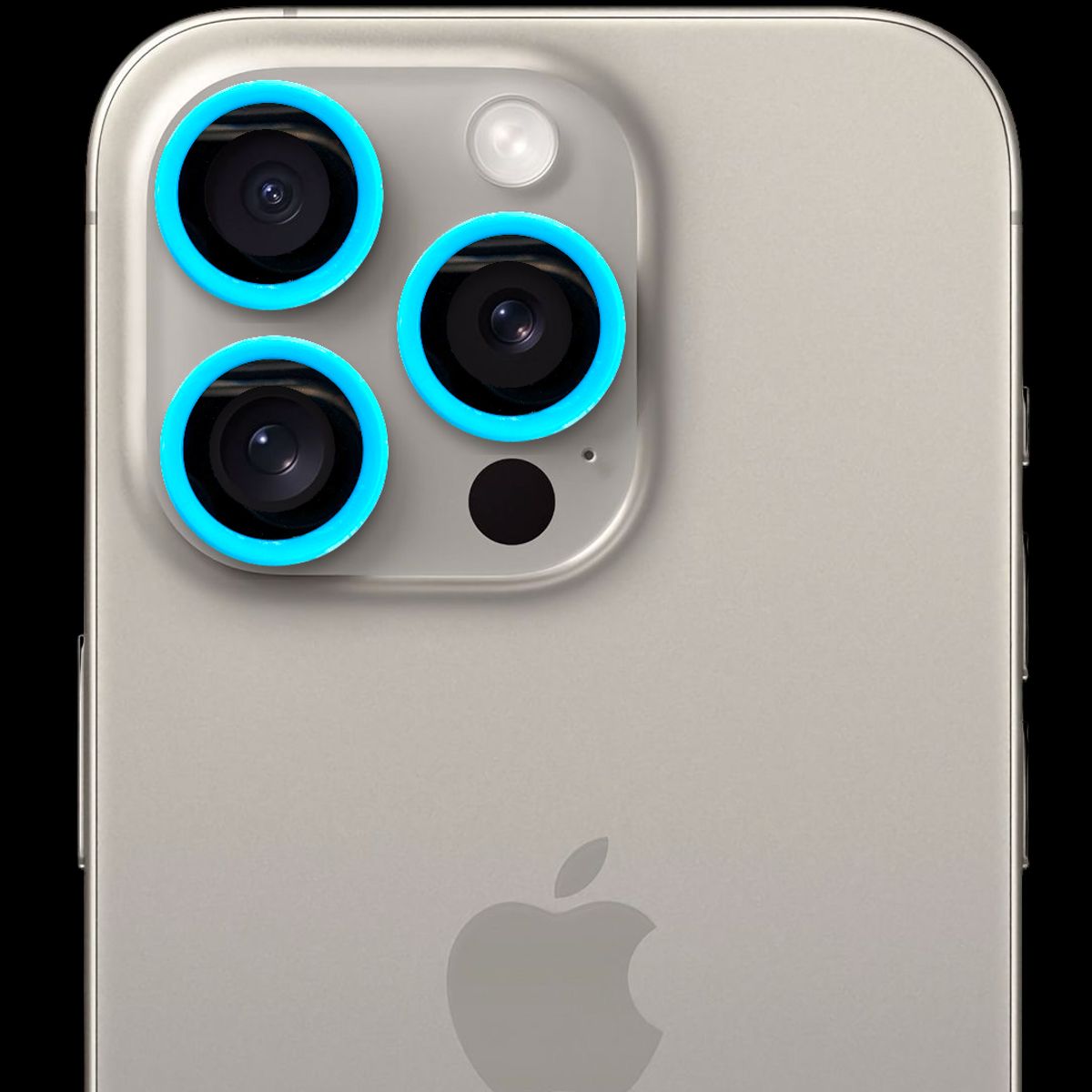 GENERICO - Protector de cámara modelo Candy para iPhone 14-14plus Azul