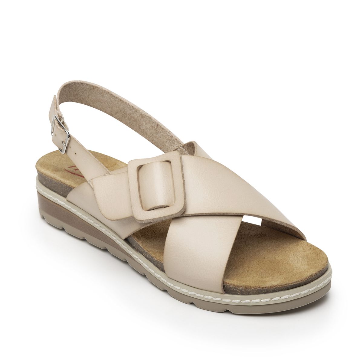 FLEXI - Sandalia Mujer Cassia 129501 Blanco Marfil Flexi