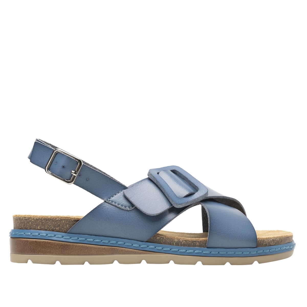 FLEXI - Sandalia Mujer Cassia 129501 Azul Flexi