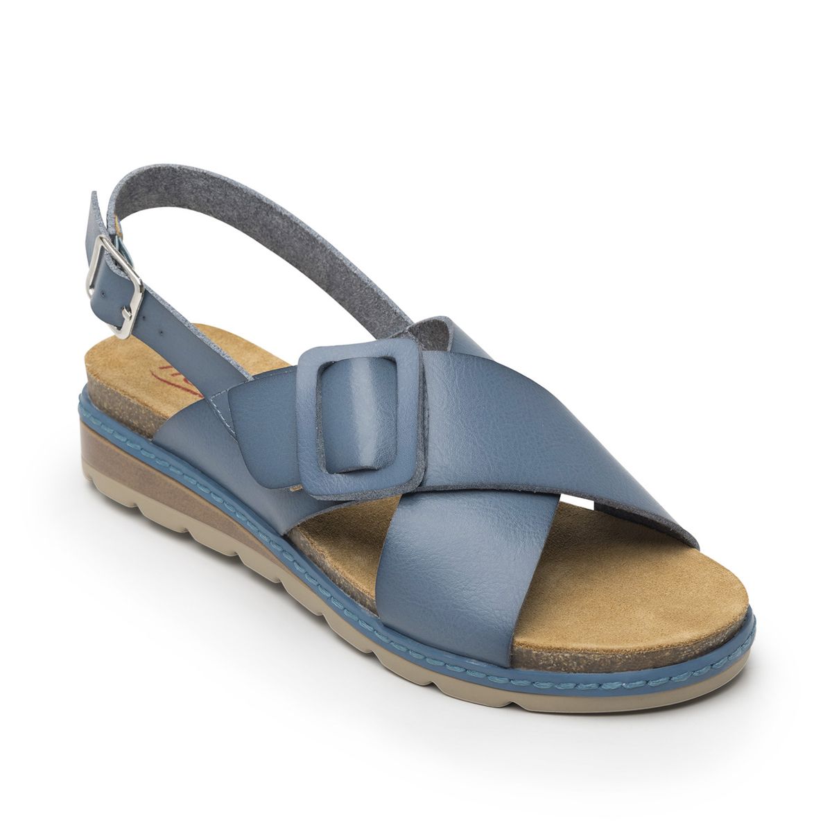 FLEXI - Sandalia Mujer Cassia 129501 Azul Flexi