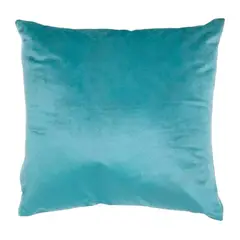 GENERICO - Pack 2 Funda Velvet De Cojín Terciopelo 45x45 Turquesa