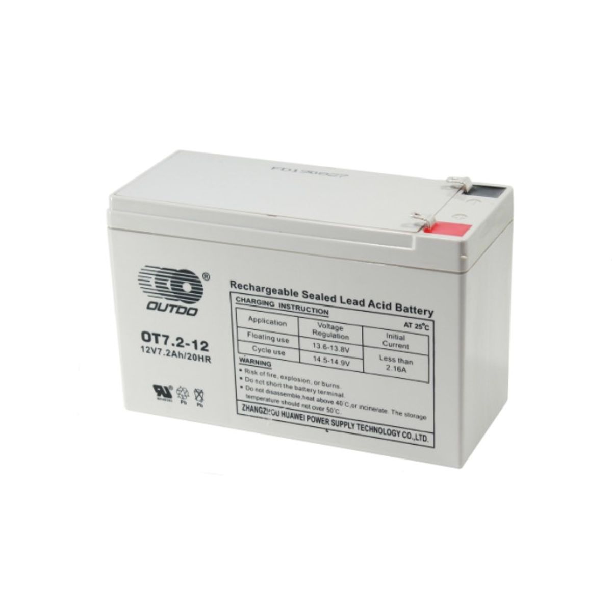 Batería de respaldo 12v 7ah Recargable, marca GENERICO - Foto Principal