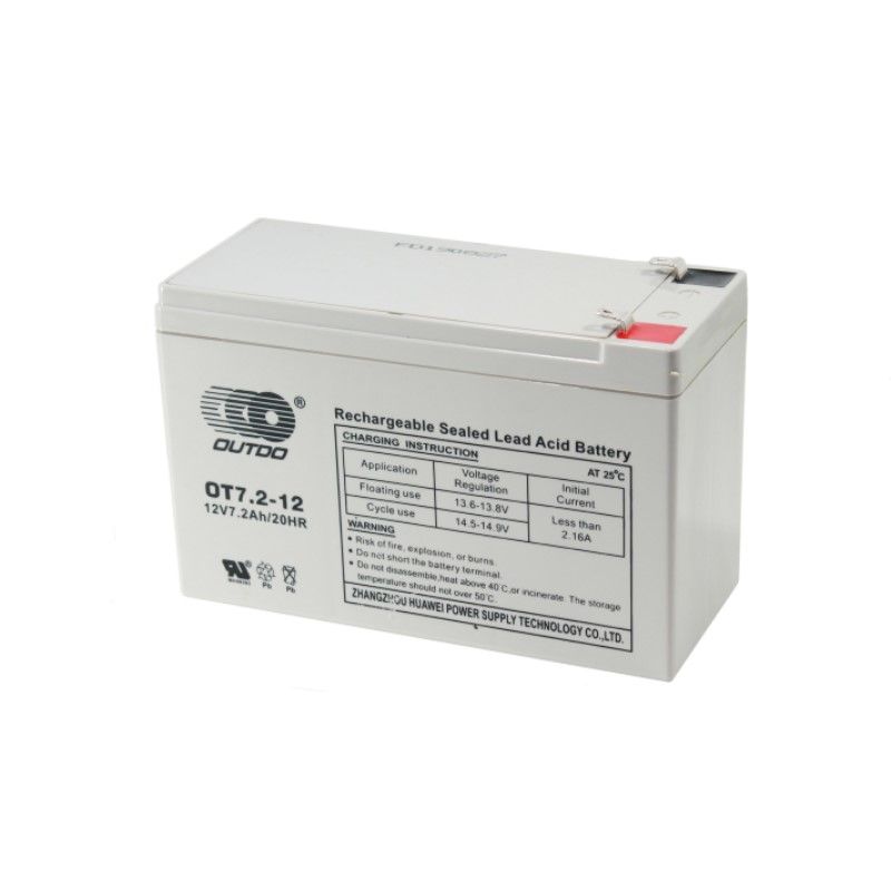 GENERICO - Batería de respaldo 12v 7ah Recargable