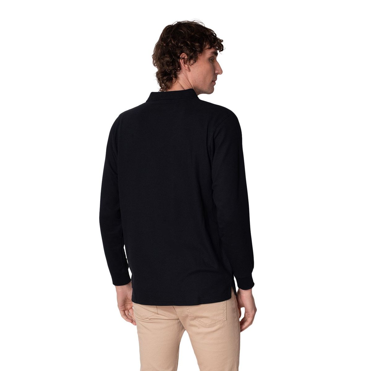 INDUSBORD - Polera Piqué Hombre Premium Ml Con Cierre Indusbord® Uv+pro