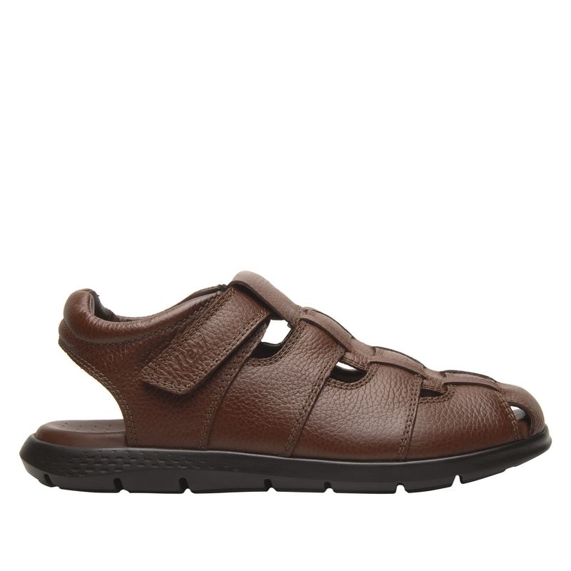 FLEXI - Sandalia Hombre Odin 400026 Café Caoba Flexi