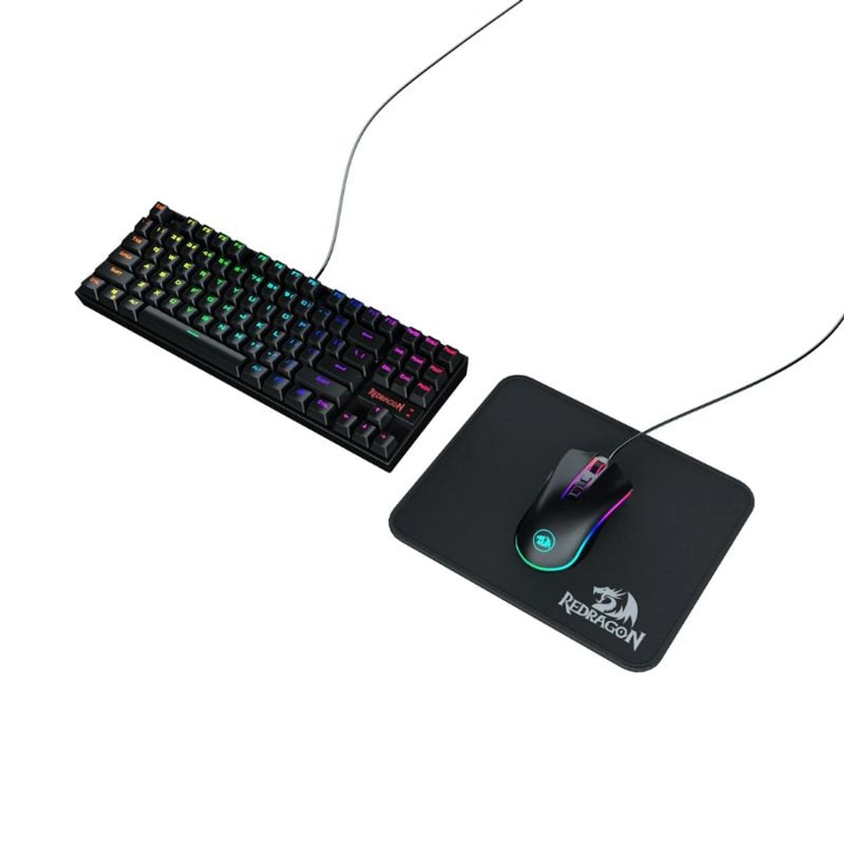 REDRAGON - MousePad Redragon P029 Flick S (25 x 21 x 0.3 cm) Negro