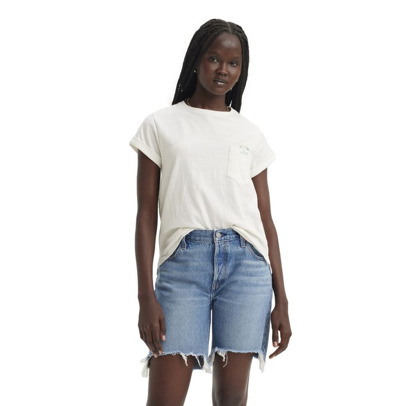 LEVIS - Polera Mujer Regular Fit Blanco Levis