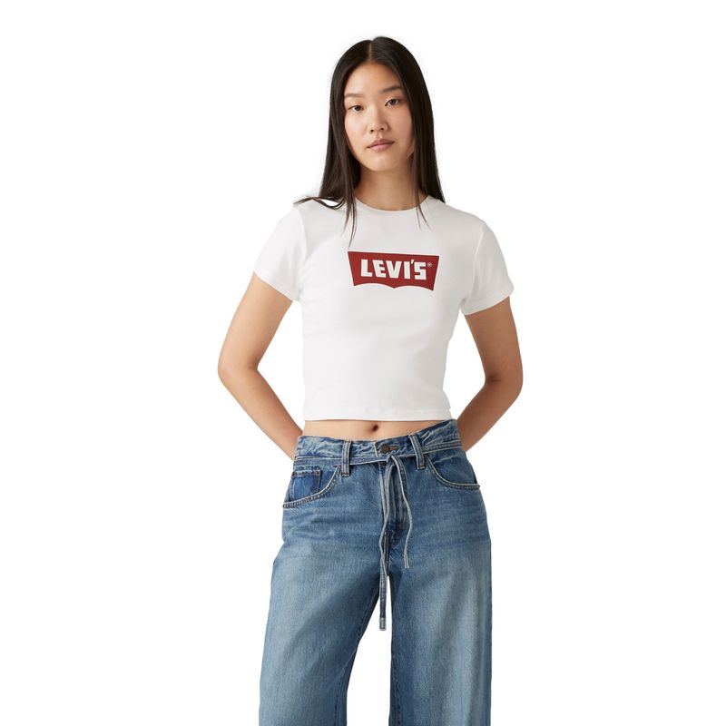 LEVIS - Polera Mujer Sporty Tee Blanco Levis