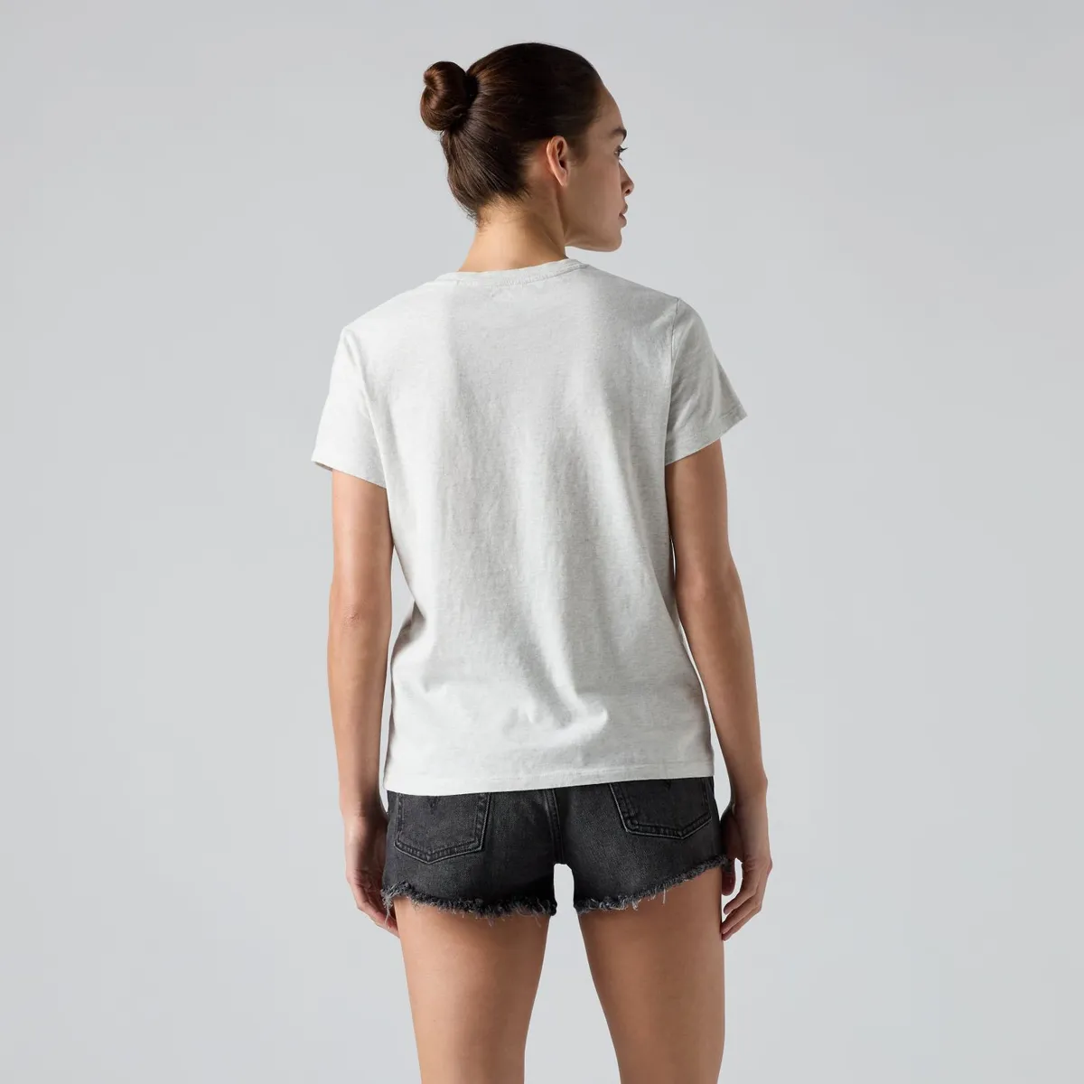 LEVIS - Polera Mujer Regular Fit Gris Levis