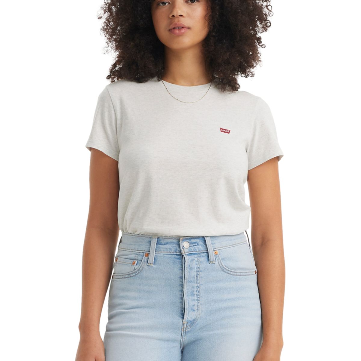 LEVIS - Polera Mujer Regular Fit Gris Levis