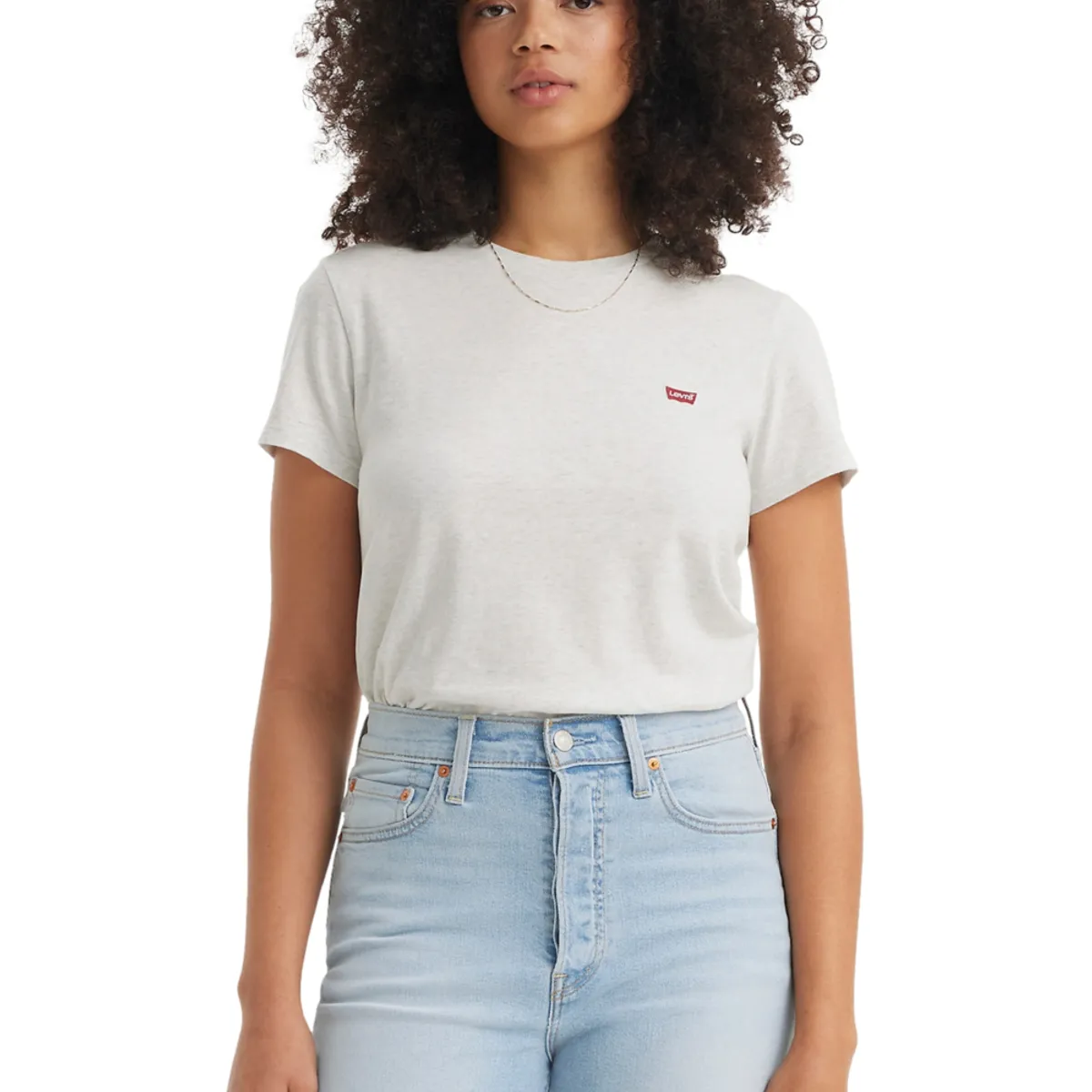 LEVIS - Polera Mujer Regular Fit Gris Levis