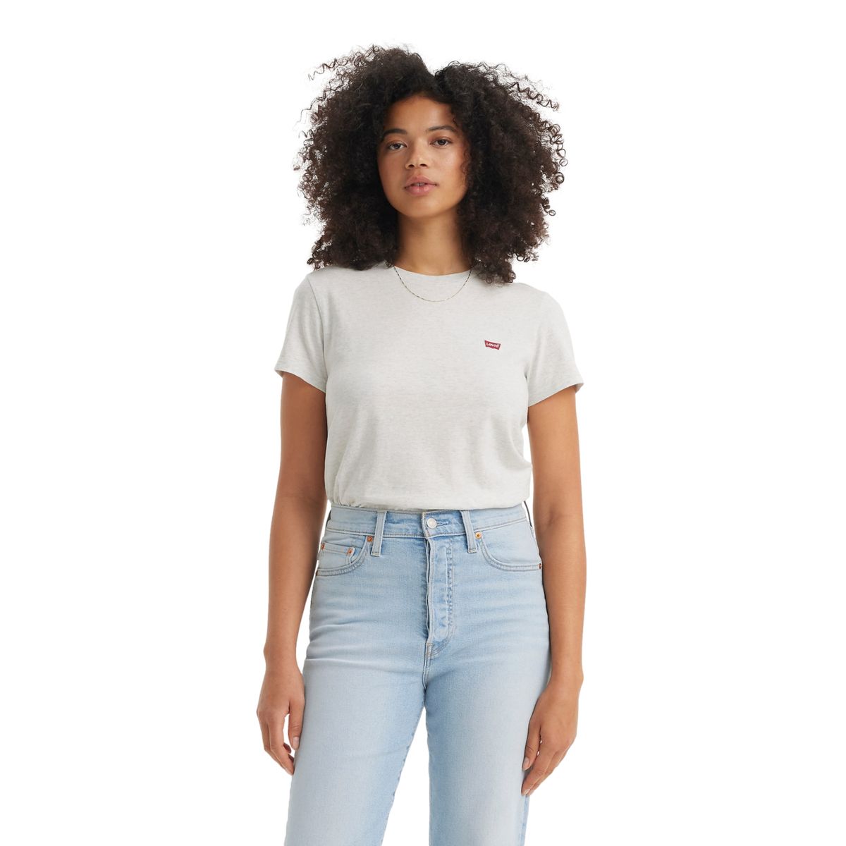 LEVIS - Polera Mujer Regular Fit Gris Levis