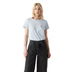LEVIS - Polera Mujer Regular Fit Celeste