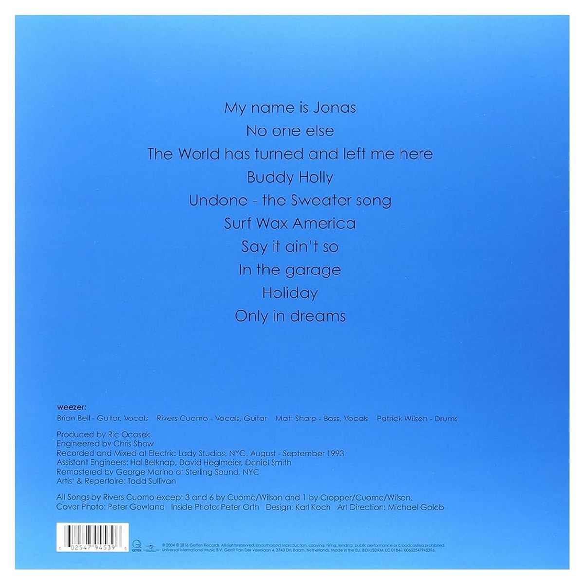 GENERICO - Weezer - Weezer - Vinilo Nuevo