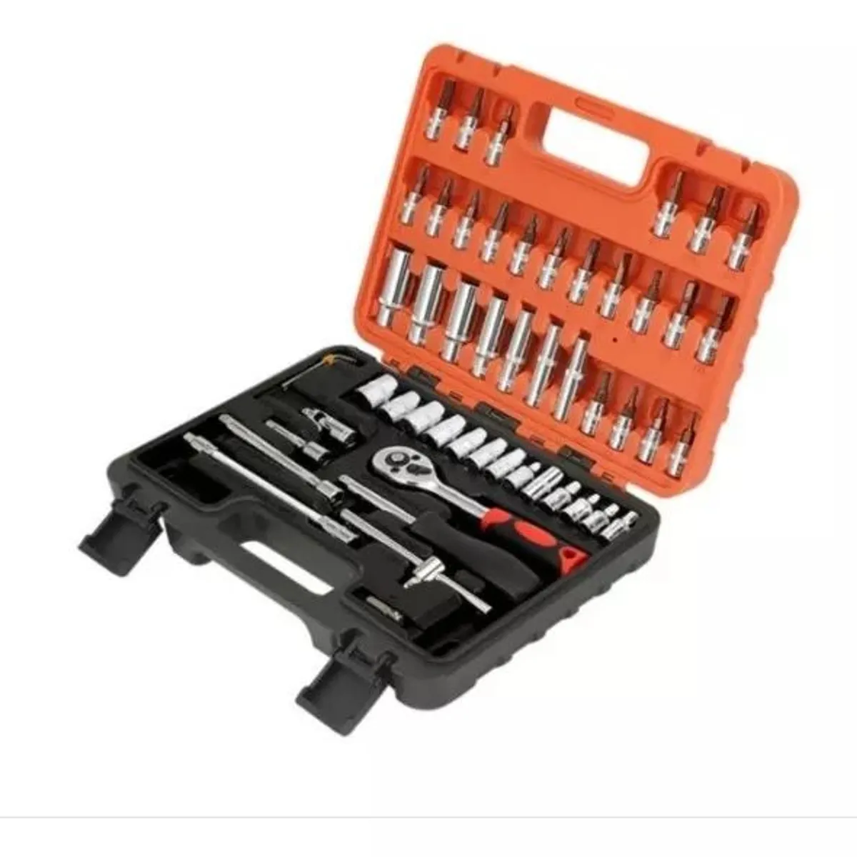 SHOP EHOME BAG - Caja De Herramientas Con Chicharra 53 Piezas Cromo