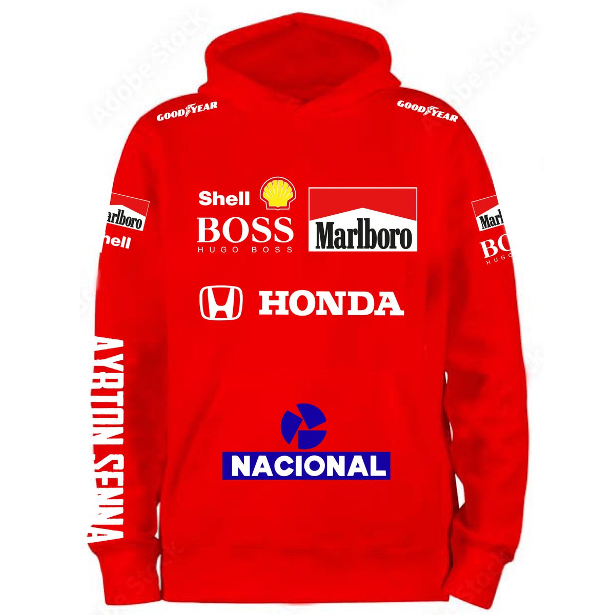 GENERICO - Polerón Canguro Ayrton Senna