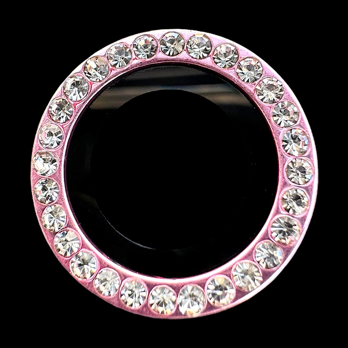 GENERICO - Protector de cámara modelo Diamantes para iPhone 13pro-13promax Rosa