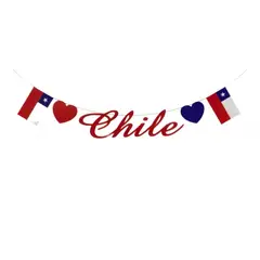 GENERICO - Banderines Guirnaldas Chilenas Decoracion Fiestas Patrias 5m