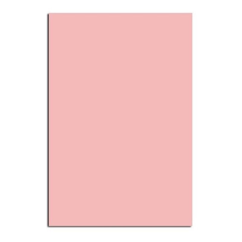 GENERICO - Cartulina Opalina Lisa Colores 50 Hojas 220grs A4 - Rosa