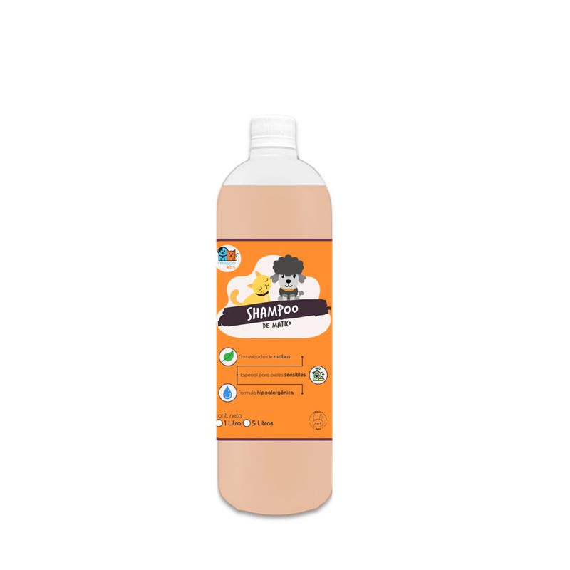 MASCOKITS - Super Shampoo De Matico Orgánico 1 Litro Para Mascotas