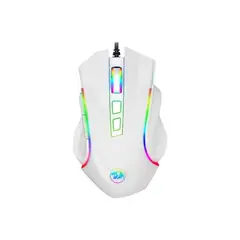 REDRAGON - Mouse Gamer Griffin M607 RGB 7200 DPI Blanco