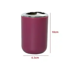 GENERICO - Portacepillo De Dientes Plastico Burdeo 10CM