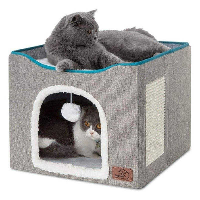 ROZENBERG SPA - Cama Casa Iglu Para Mascotas Gato Y Perro Pequeño